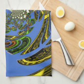 Prachtige geweldige schattige Afrikaanse Blue Desi Theedoek (Quarter Fold)