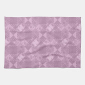 Prachtige gewone lila patchwork theedoek (Horizontaal)