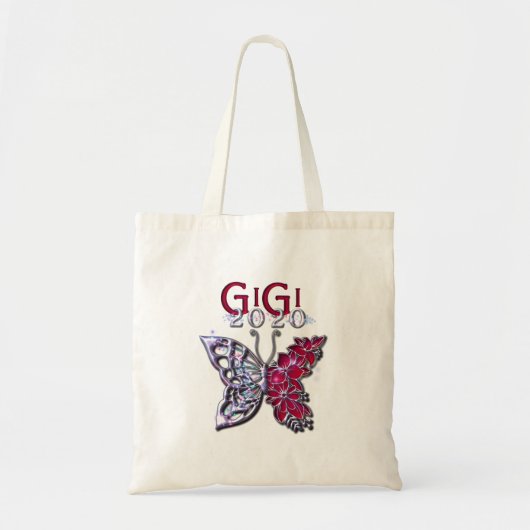 Prachtige GIGI 2020 Vlinder Tote Bag (Voorkant)