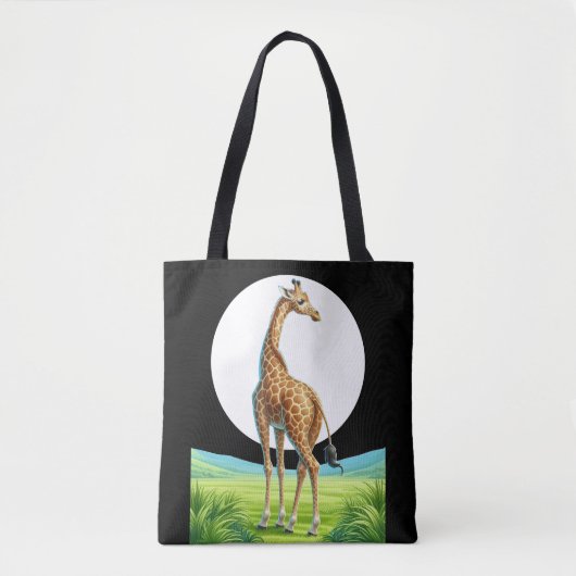 Prachtige giraf tote bag (Voorkant)