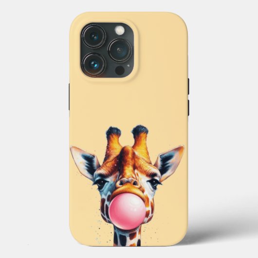 Prachtige giraffe blaasbubbelsteen Case-Mate iPhone case (Achterkant)