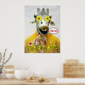 Prachtige Giraffe/Girafa Poster! Poster (Keuken)