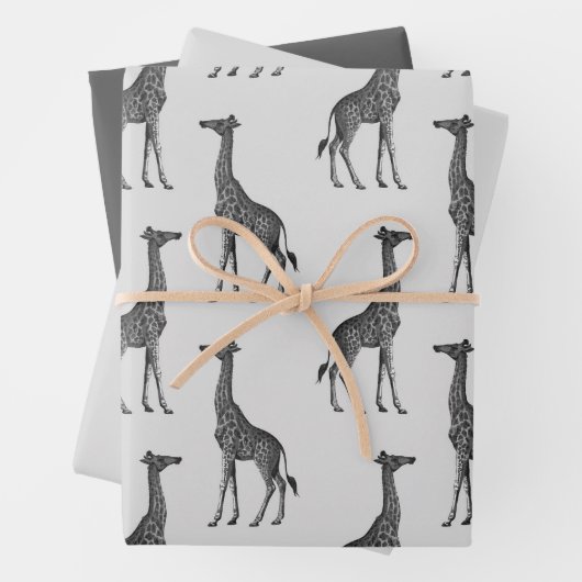 Prachtige Giraffe Inpakpapier Vel (In situ)