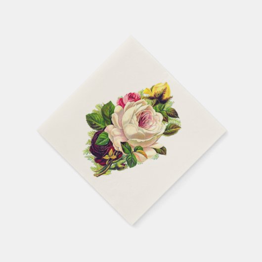 Prachtige  Girly Floral Art Servetten (Hoek)