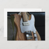 Prachtige Gitaar Briefkaart (Voorkant / Achterkant)