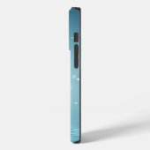 prachtige gladde blauwe vlinder Case-Mate iPhone case (Achterkant / Links)