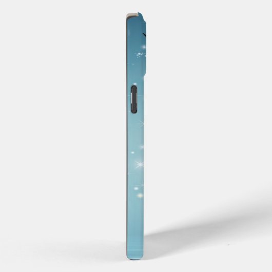 prachtige gladde blauwe vlinder Case-Mate iPhone case (Achterkant / Rechts)