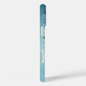 prachtige gladde blauwe vlinder Case-Mate iPhone case (Achterkant / Rechts)