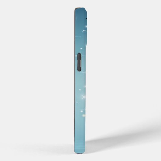 prachtige gladde blauwe vlinder Case-Mate iPhone case (Achterkant / Rechts)