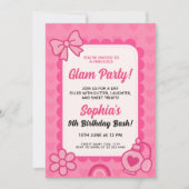 Prachtige Glamoureuze Verjaardag Sjabloon Kaart (Voorkant)