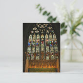 Prachtige Glas in lood Windows Post Card Briefkaart (Staand voorkant)