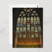 Prachtige Glas in lood Windows Post Card Briefkaart (Voorkant / Achterkant)