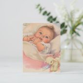 Prachtige  glimlach-Baby Briefkaart (Staand voorkant)