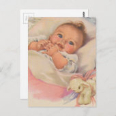 Prachtige  glimlach-Baby Briefkaart (Voorkant / Achterkant)