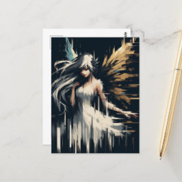 Prachtige Glitch Fairy Briefkaart