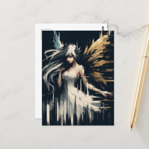 Prachtige Glitch Fairy Briefkaart