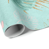 Prachtige Glitter Woestijn Lama Cadeaupapier (Rol Hoek)