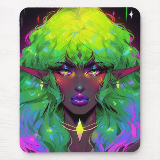 Prachtige glorieuze Elven Queen Muismat (Voorkant)