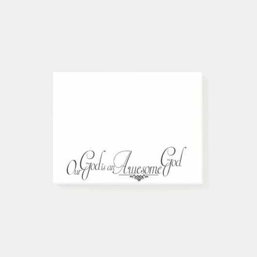 Prachtige God Post-it® Notes (Voorkant)