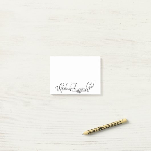 Prachtige God Post-it® Notes (Op bureau)