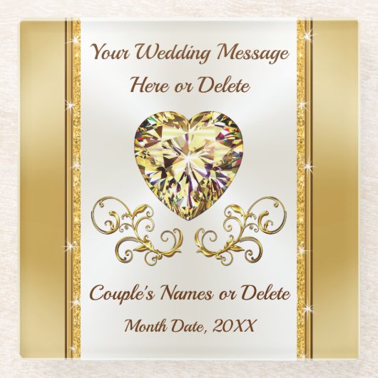 Prachtige, goedkoop cadeautjes voor weduwen, speci glazen onderzetter (Voorkant)