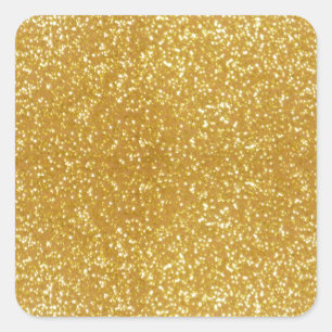 Prachtige Gold Vierkante Sticker