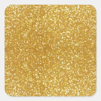 Prachtige Gold Vierkante Sticker