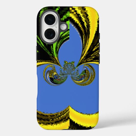Prachtige Golden Blue, nieuwste abstract ontwerp Case-Mate iPhone Case (Achterkant)