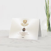 Prachtige Golden Happy, 50 jaar Jubileum Kaarten (Achterkant)