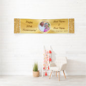 Prachtige Golden, Happy 50th Jubileum Banner (Insitu)