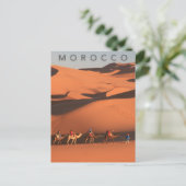Prachtige Golden Hour woestijnreis Marokko Sahara Briefkaart (Staand voorkant)