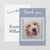 Prachtige Golden Lab Puppy Dank u Bedankkaart (Voorkant / Achterkant)