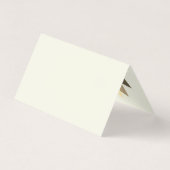 Prachtige Golden Lotus Flower Visitekaartje (Achterkant)