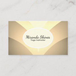 Prachtige Golden Lotus Flower Visitekaartje