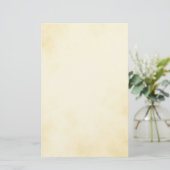 Prachtige Golden Parchment Briefpapier (Staand voorkant)
