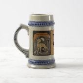 Prachtige Golden Retriever Beer Stein Bierpul (Links)