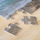 Prachtige golven die in Aruba kruipen Legpuzzel (Zijkant)