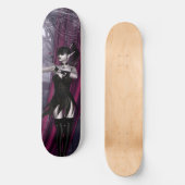 Prachtige Gothic, broekriem en gordijnen Skateboard (Voorkant)