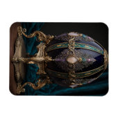 Prachtige gothische eieren met Pareltjes in de vor Magneet (Horizontaal)