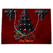 Prachtige gotische kerstboom groot cadeauzakje (Voorkant)