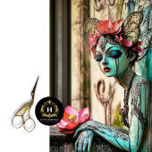 Prachtige gotische Parijs Gargoyle Decoupage Tissuepapier