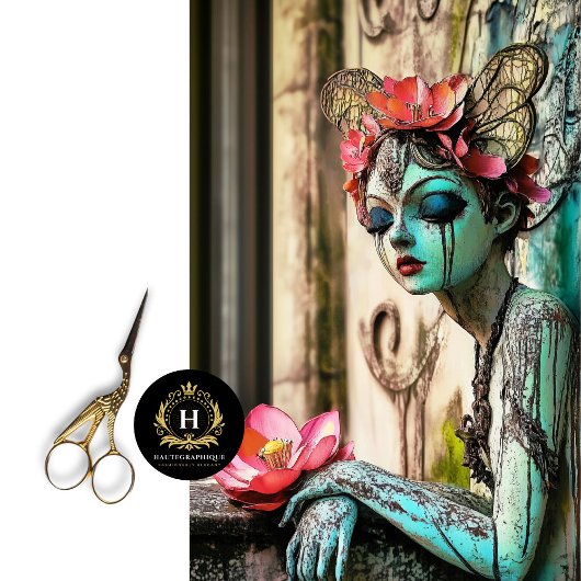 Prachtige gotische Parijs Gargoyle Decoupage Tissuepapier