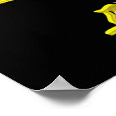 PRACHTIGE GOUDEN 50E VERJAARDAG ONTWERP POSTER (Hoek)