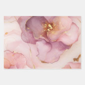 Prachtige gouden Abstract Blush Roze Vrijgezellenf Inpakpapier Vel (Voorkant 3)