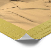 Prachtige gouden grens lijst aangepast poster foto (Hoek)