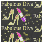 PRACHTIGE GOUDEN MODE DIVA STOF (Close Up)