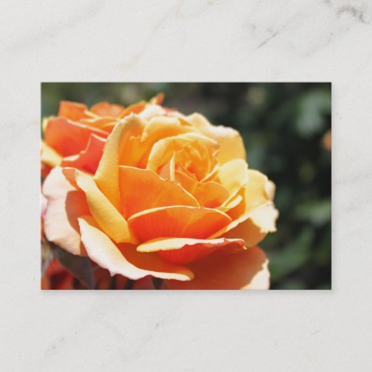 Prachtige gouden roos bloem succes professioneel visitekaartje (Voorkant)