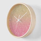 Prachtige gouden roze glitter ombre (Hoek)