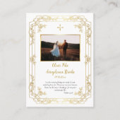 Prachtige gouden Rozen orthodoxe bruiloft gebed Ka Plaatskaartje (Voorkant)