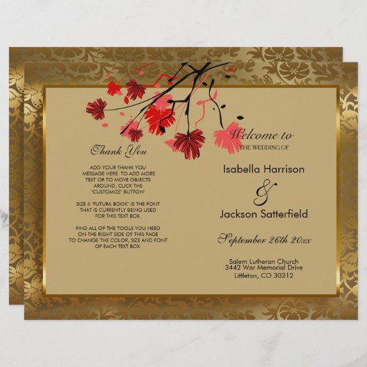 Prachtige goudhondenweddenschappen (Voorkant / Achterkant)